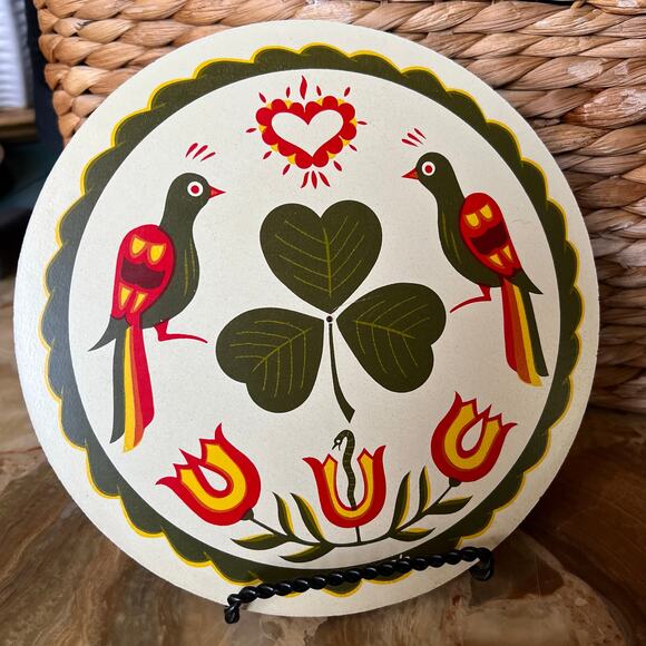 Pennsylvania Dutch Hex Wall Placard: Irish Hex - Picture 1 of 4